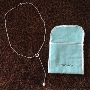 Tiffany’s Elsa Peretti pearl drop necklace